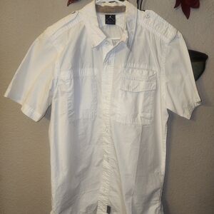 Men's White Short Sleeve Shirt